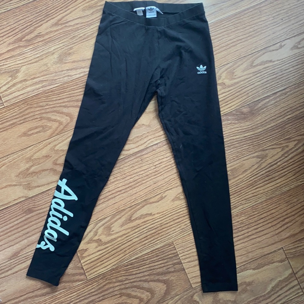 Adidas leggings, Size Medium, color is black